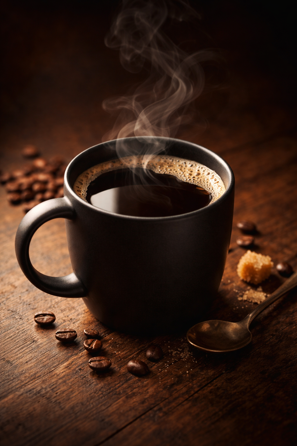 Classic Black Coffee Elegance