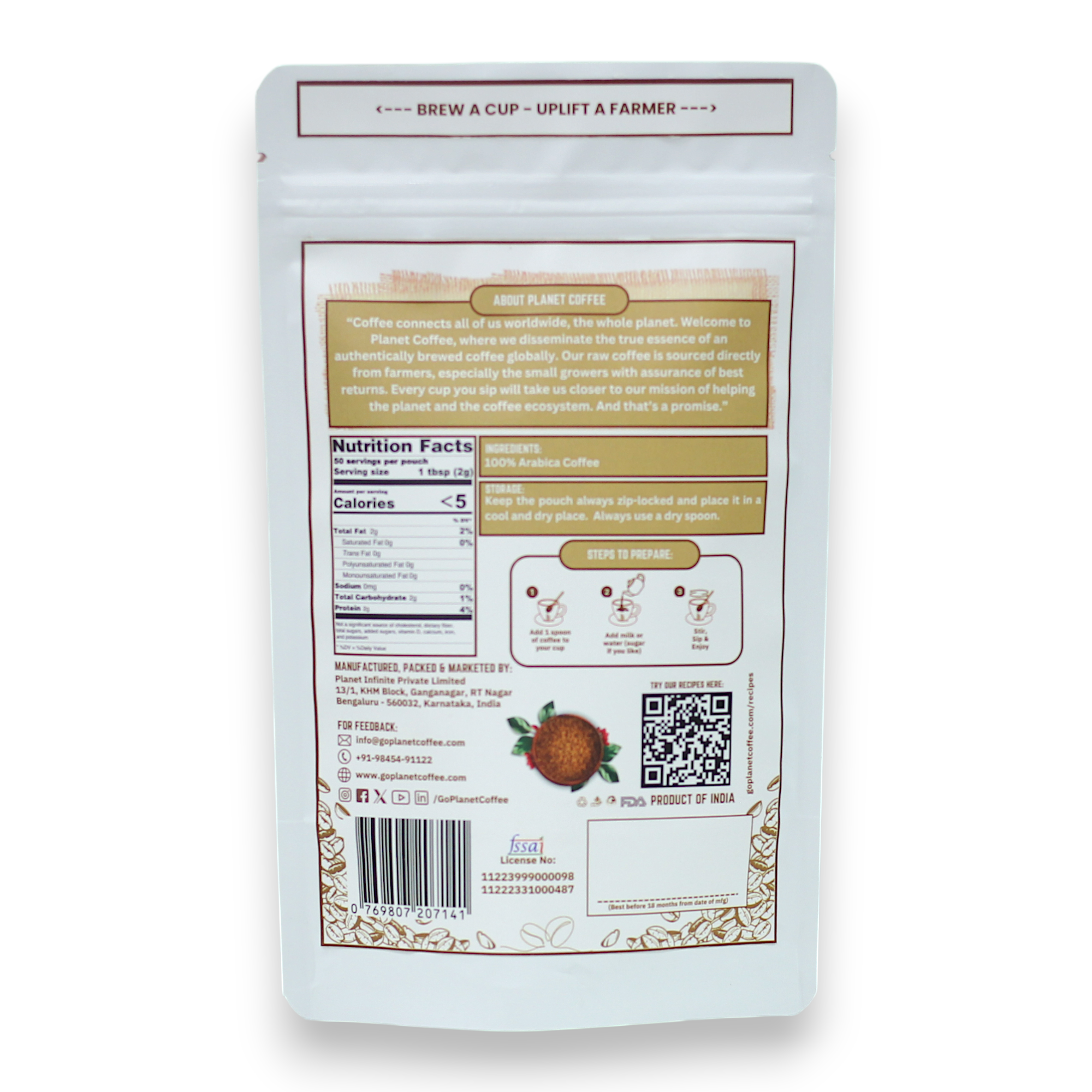 PREMIUM Instant Coffee | 100 Gms Pouch