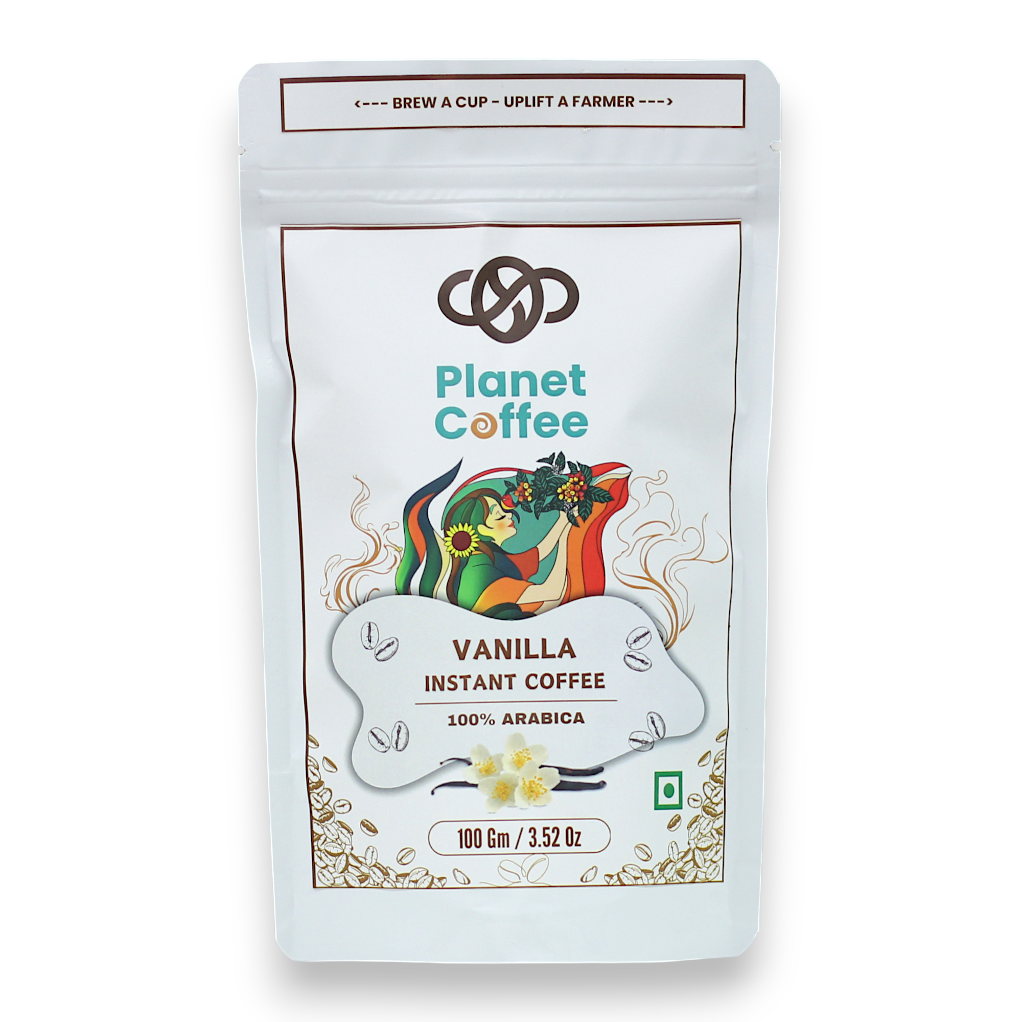 VANILLA Instant Coffee | 100 Gms Pouch