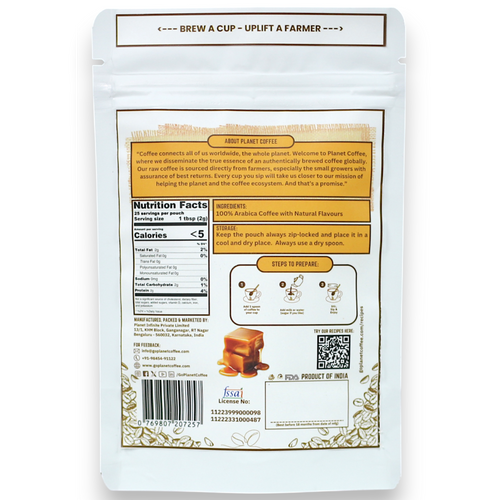 CARAMEL Instant Coffee | 50 Gms Pouch