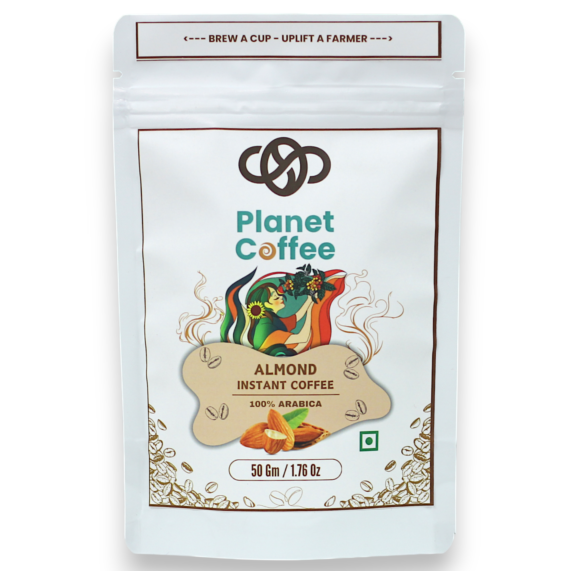 ALMOND Instant Coffee | 50 Gms Pouch
