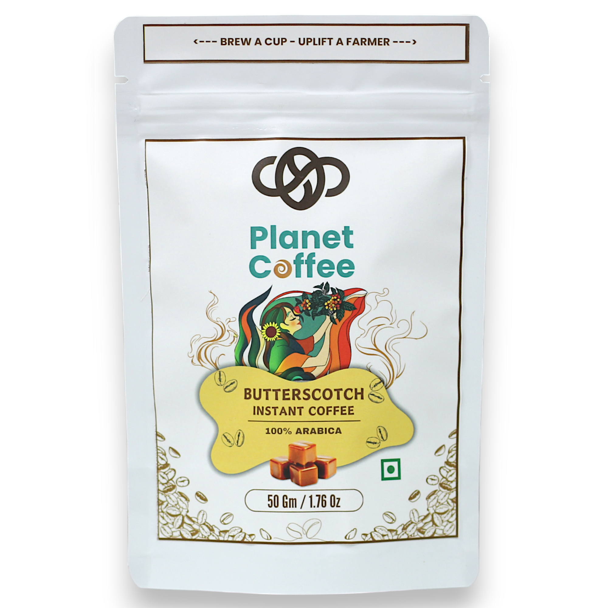 BUTTERSCOTCH Instant Coffee | 50 Gms Pouch