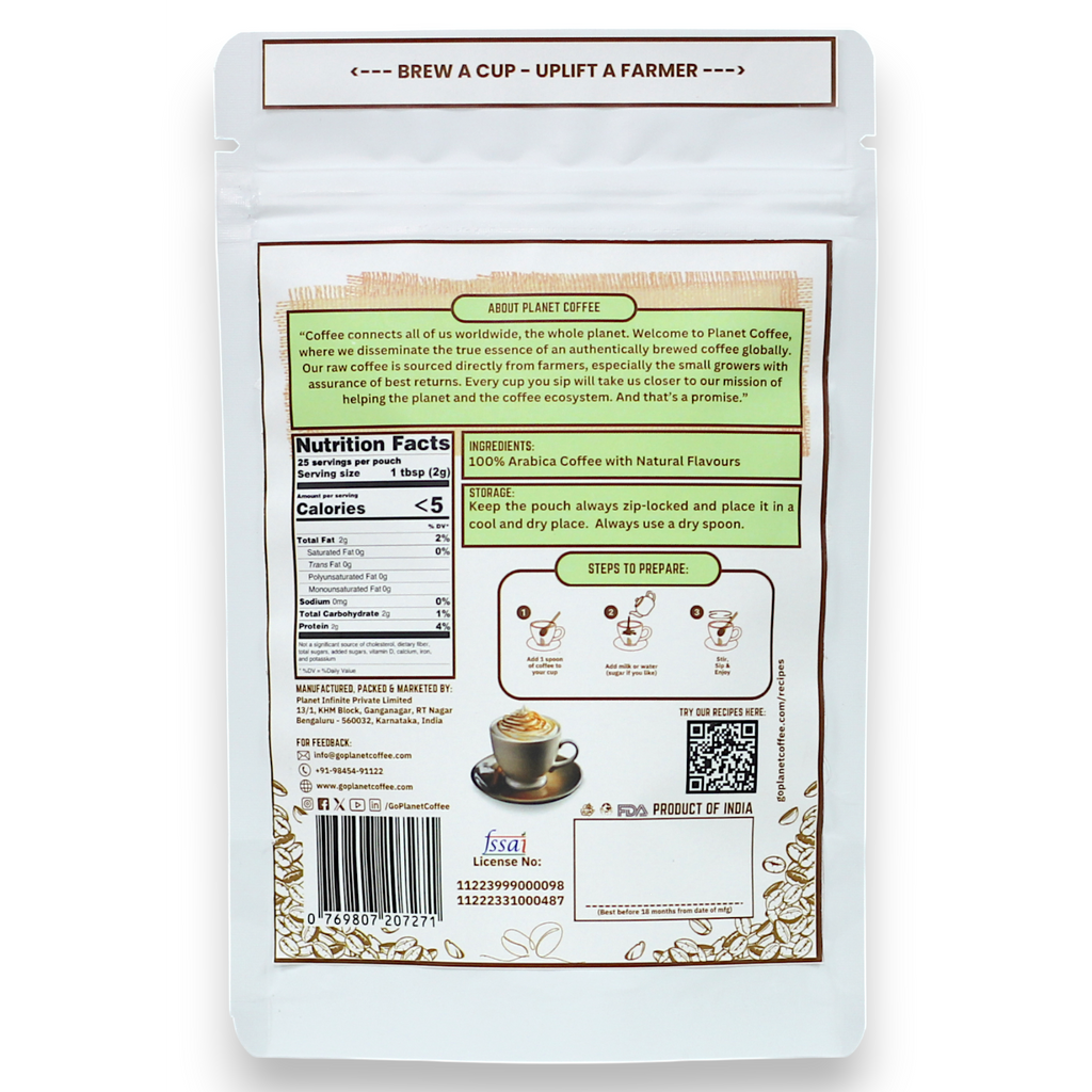 IRISH CRÈME Instant Coffee | 50 Gms Pouch