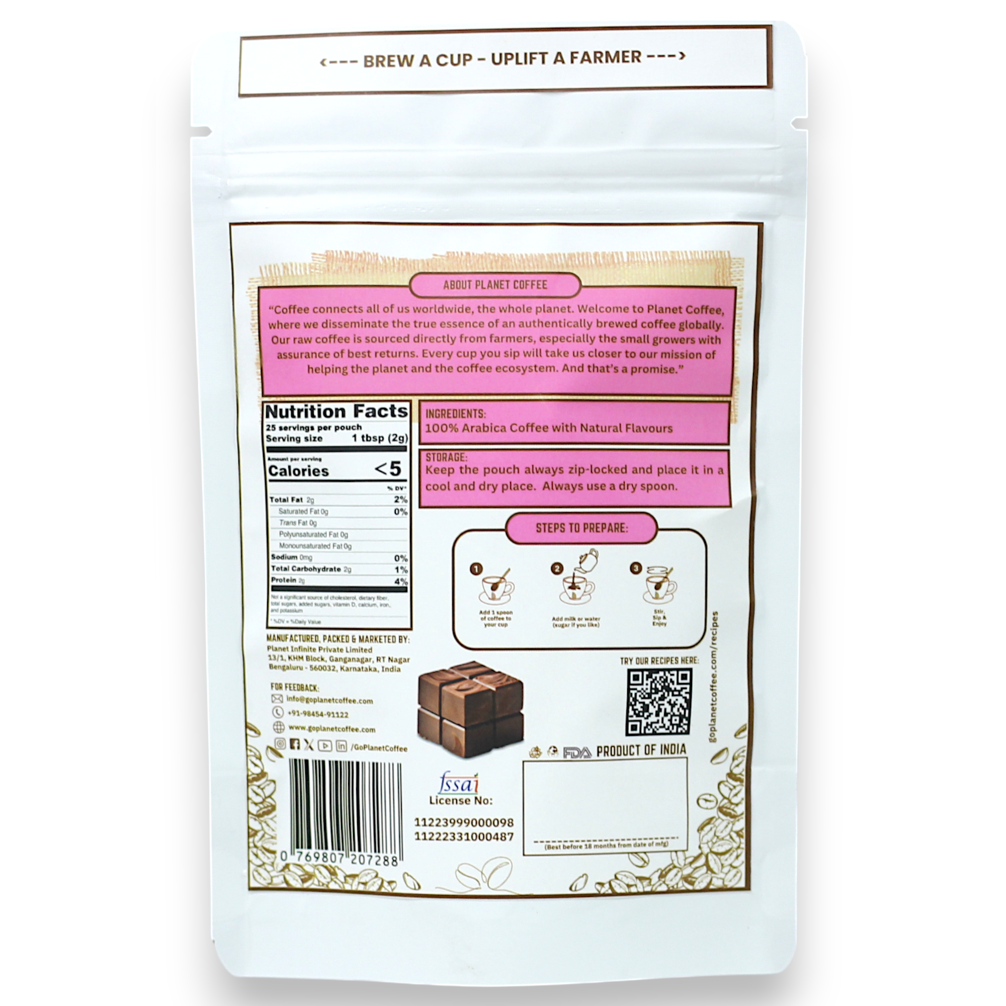 MOCHA Instant Coffee | 50 Gms Pouch