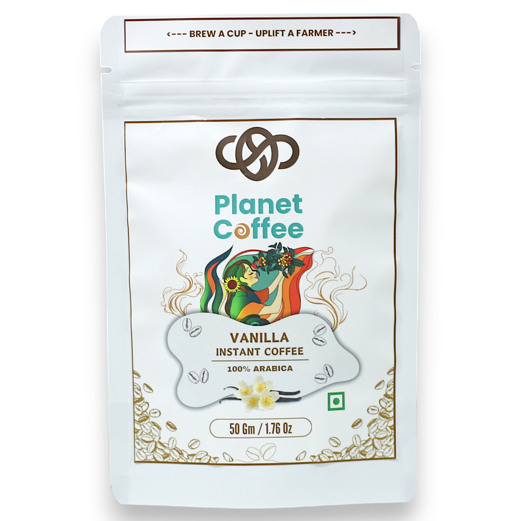 VANILLA Instant Coffee | 50 Gms Pouch