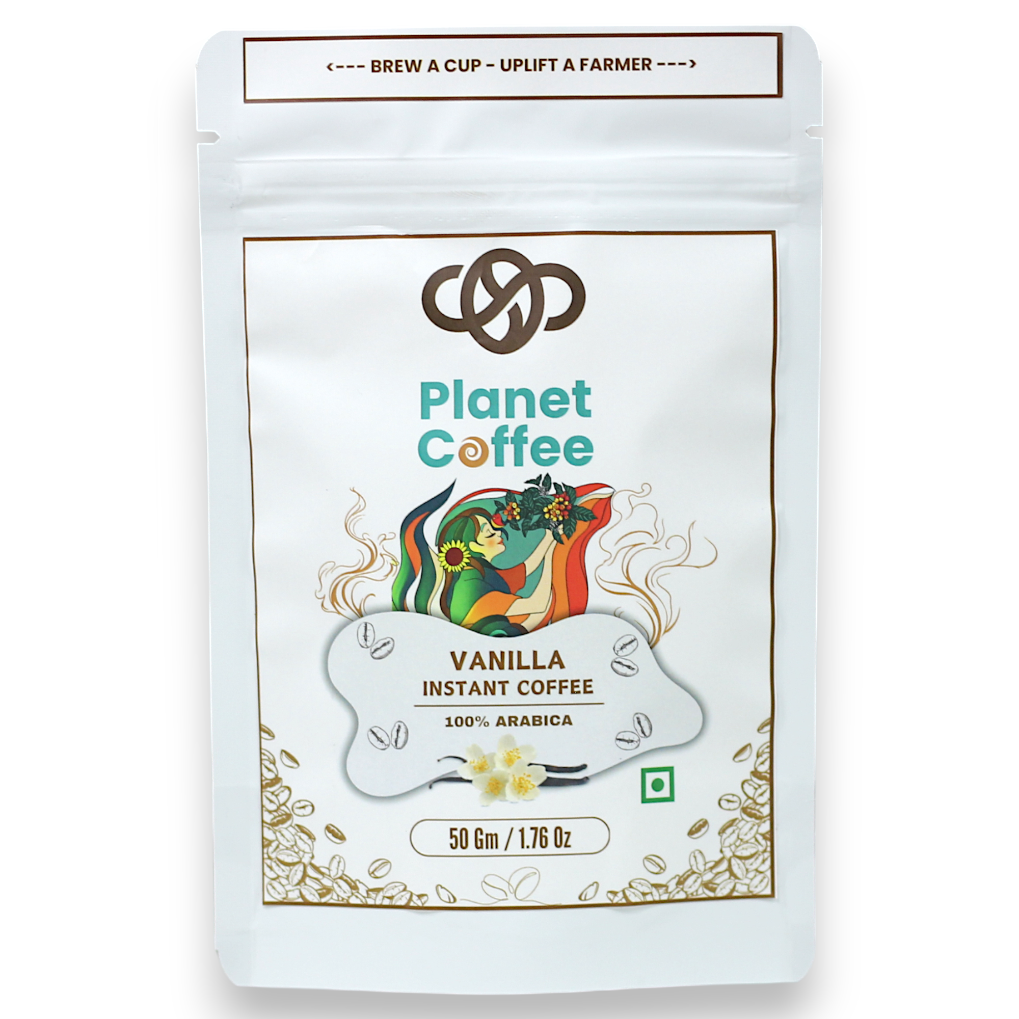 VANILLA Instant Coffee | 50 Gms Pouch