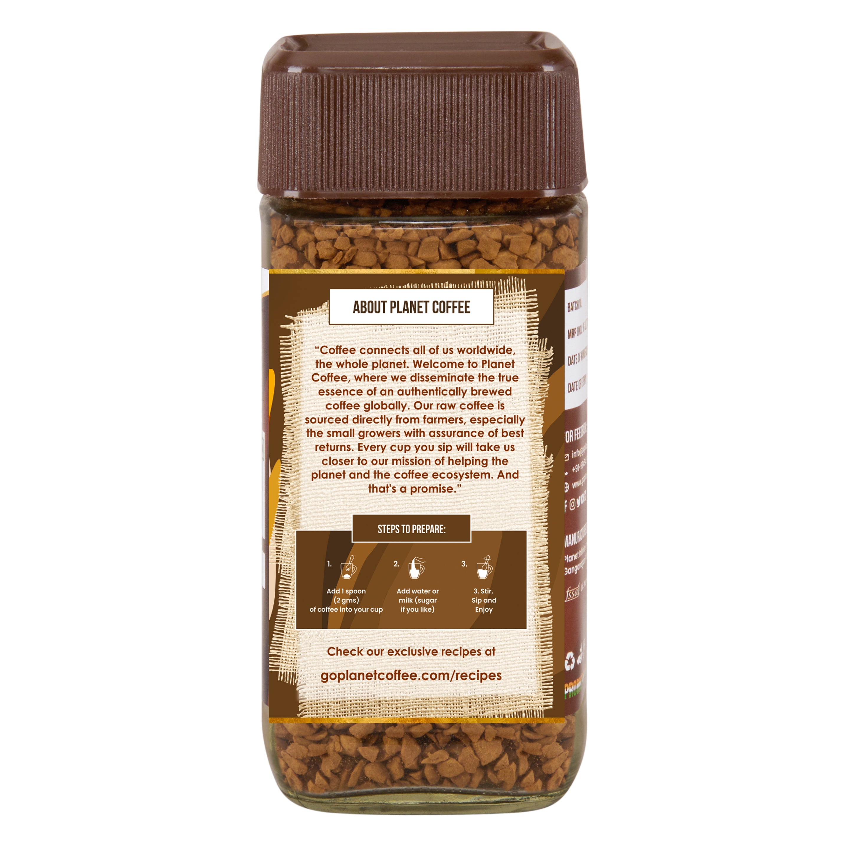 CLASSIC Caramel Coffee | 100 Gms Jar