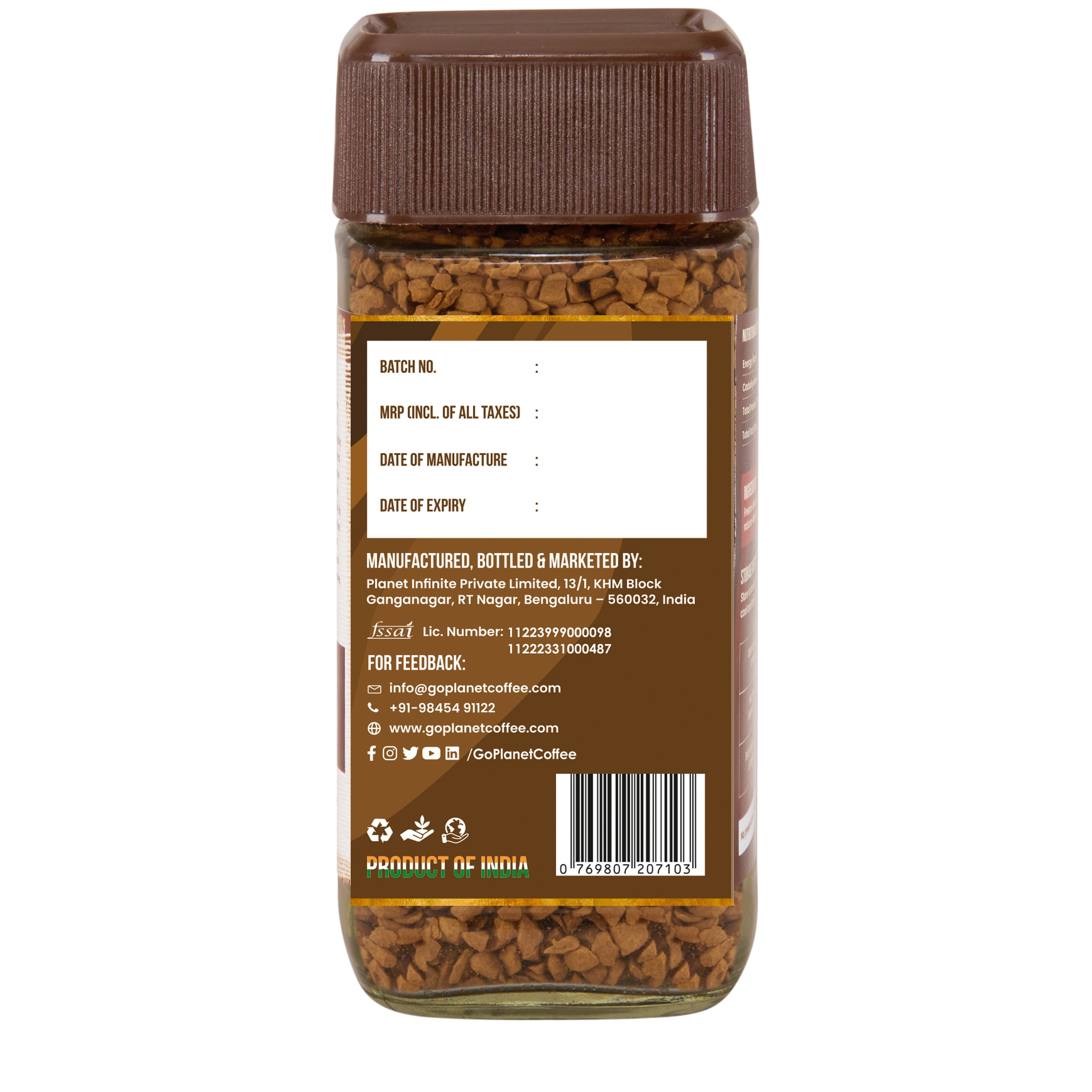 CLASSIC Caramel Coffee | 100 Gms Jar