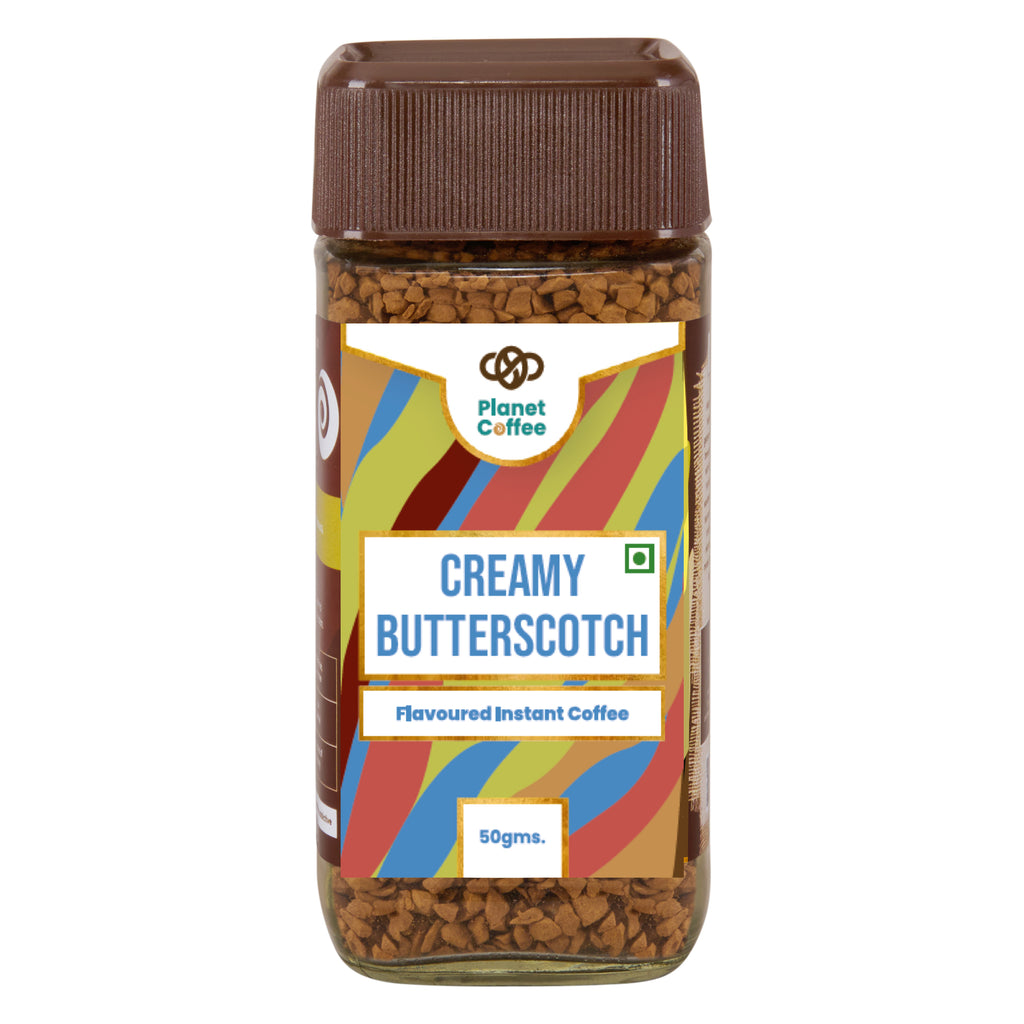 CREAMY Butterscotch Coffee | 50 Gms Jar