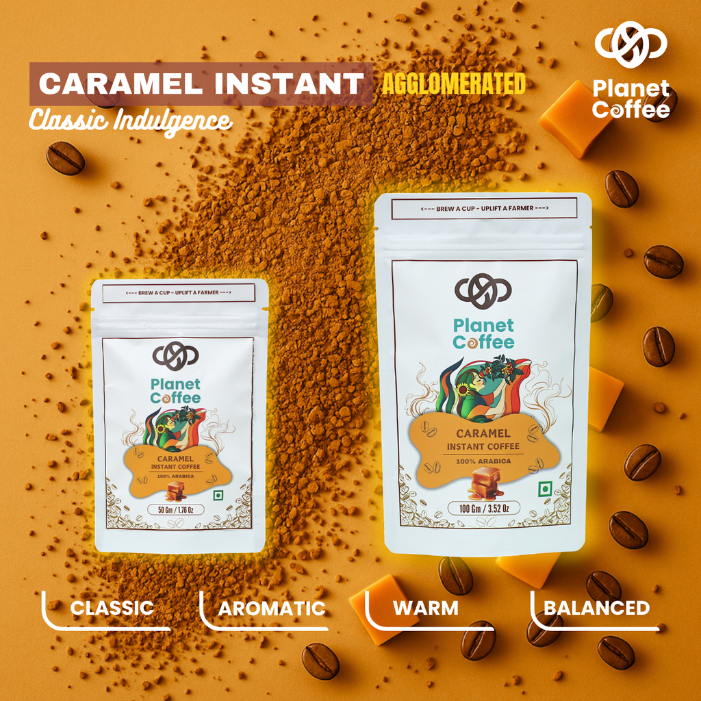 CARAMEL Instant Coffee | 100 Gms Pouch