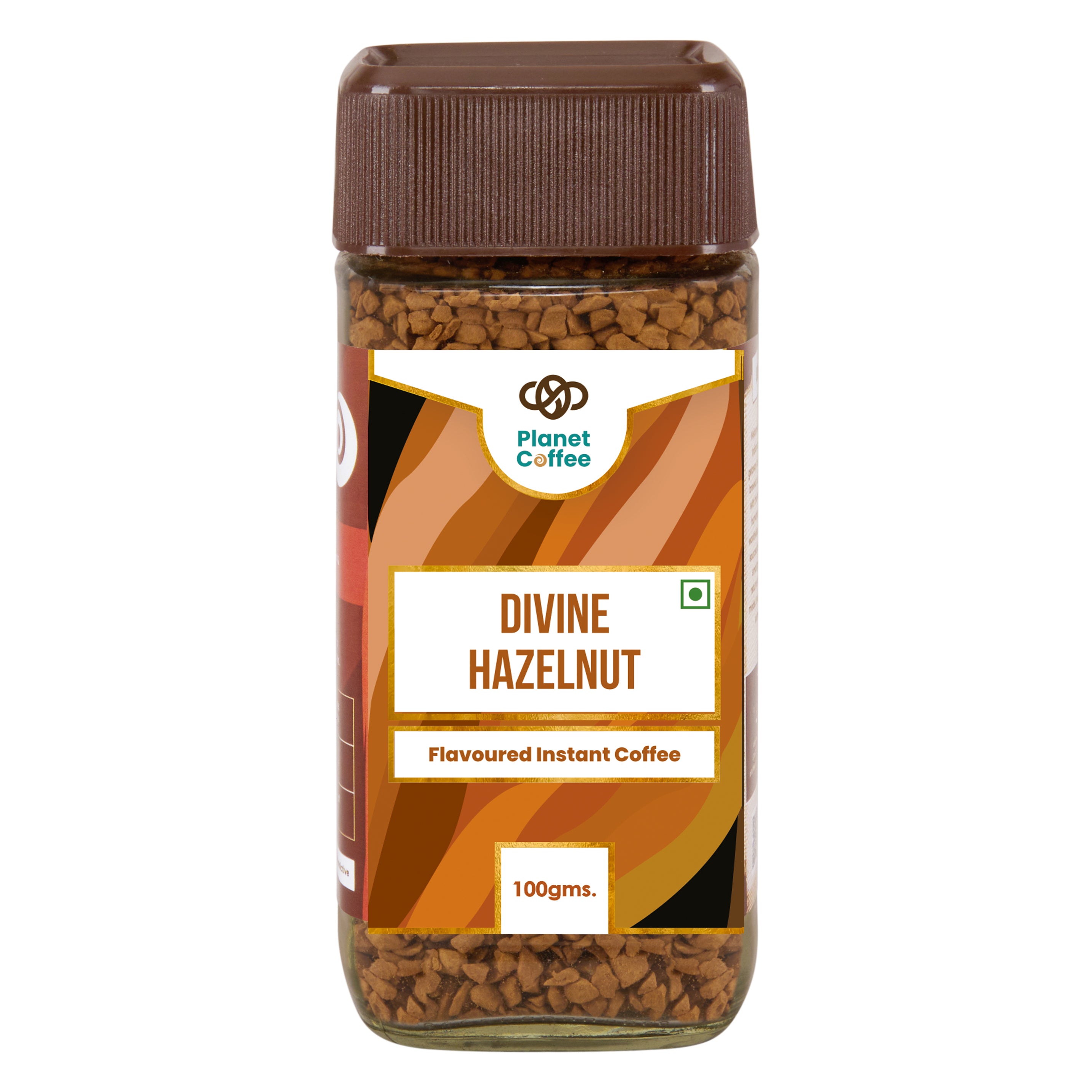 DIVINE Hazelnut Coffee | 100 Gms Jar