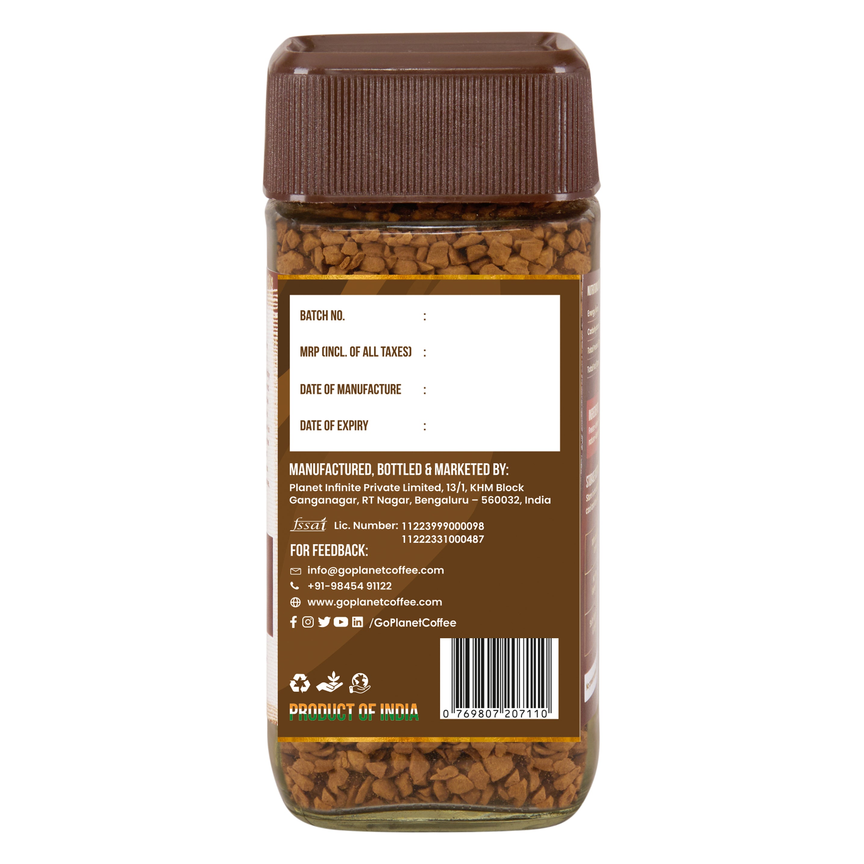 DIVINE Hazelnut Coffee | 100 Gms Jar