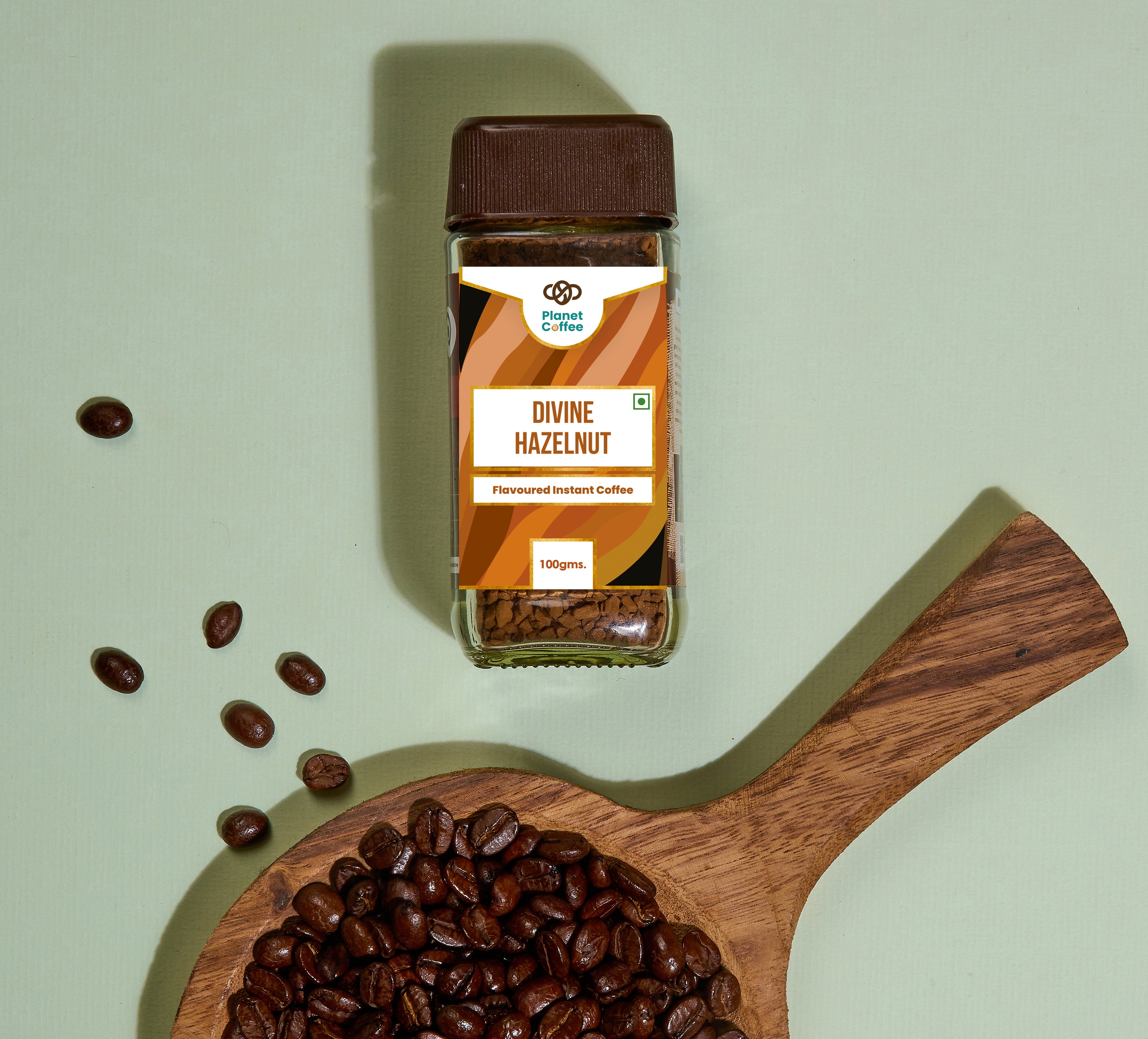 DIVINE Hazelnut Coffee | 100 Gms Jar