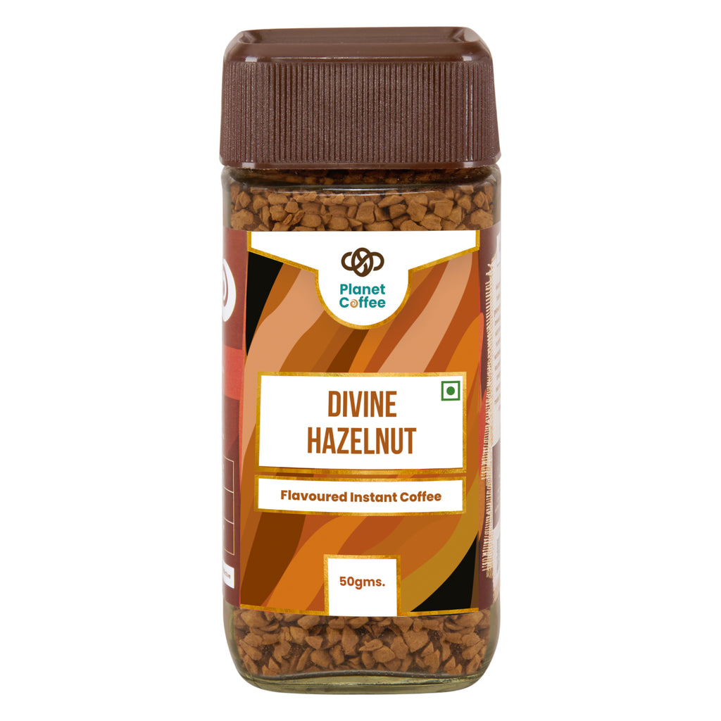 DIVINE Hazelnut Coffee | 50 Gms Jar