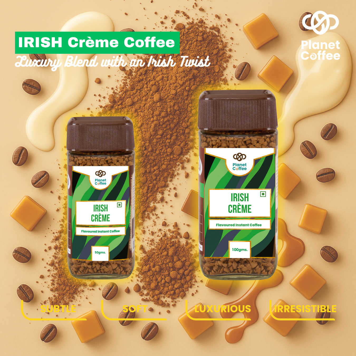IRISH Crème Coffee | 100 Gms Jar