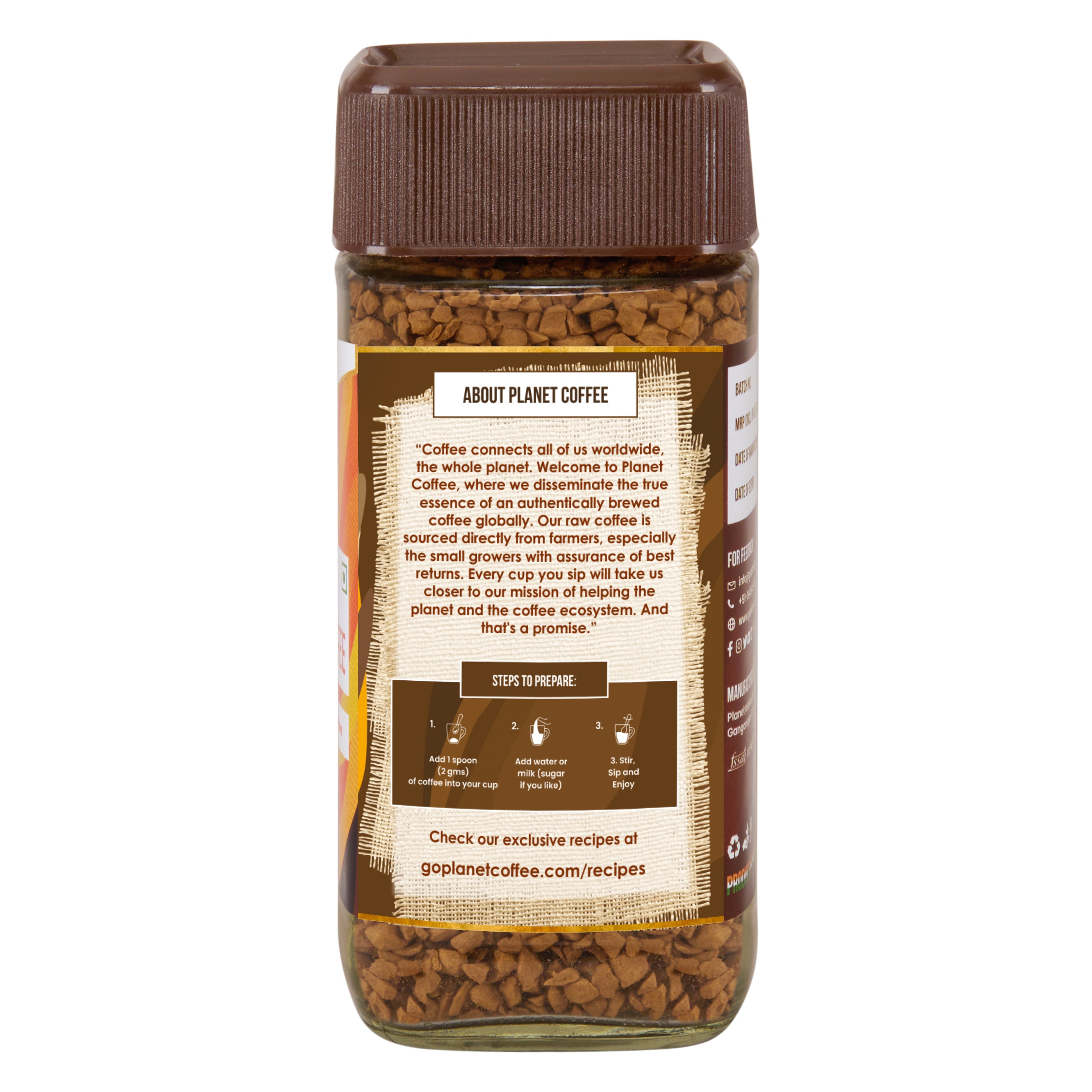 MYSTIC Almond Coffee | 100 Gms Jar