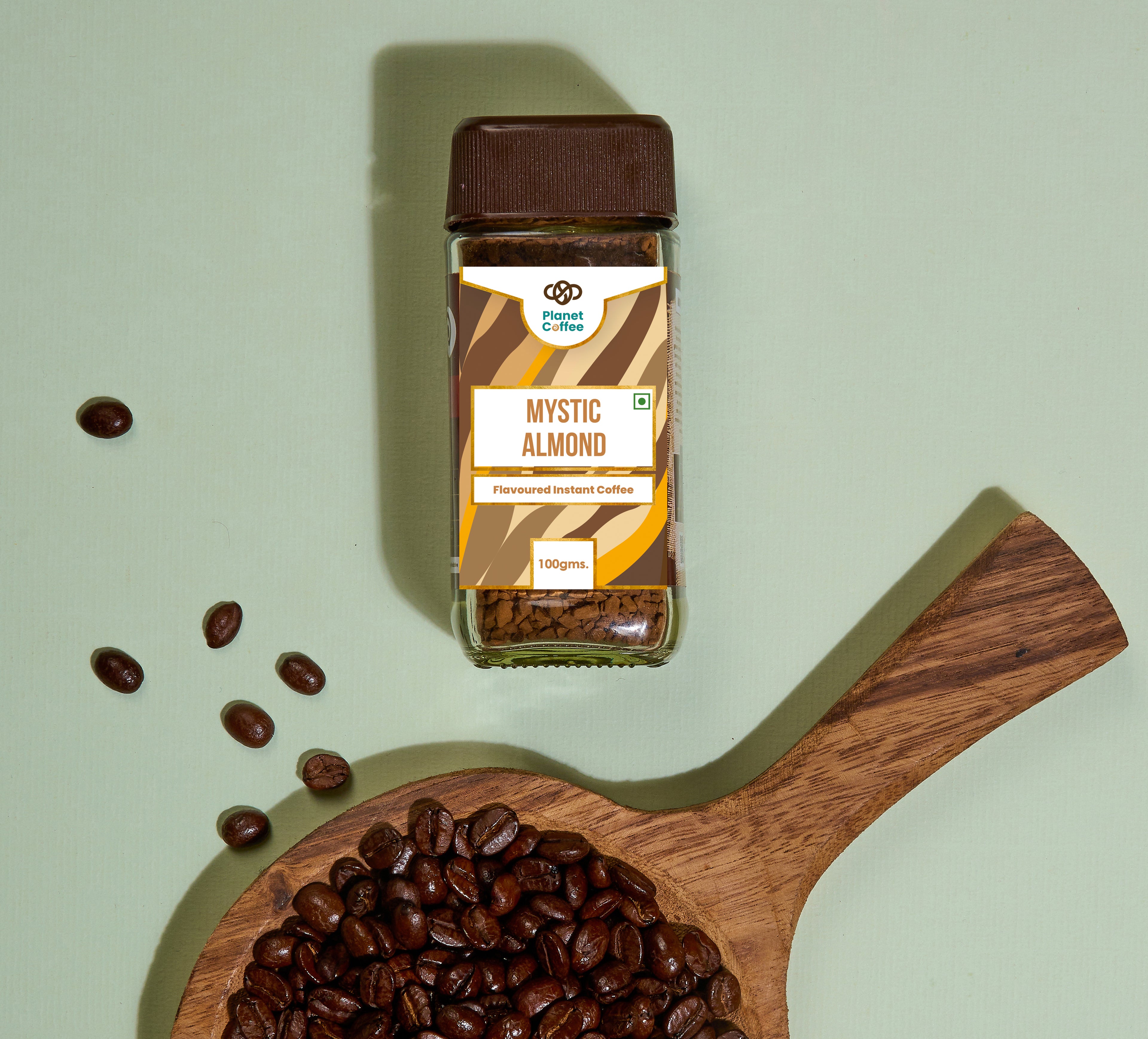 MYSTIC Almond Coffee | 100 Gms Jar