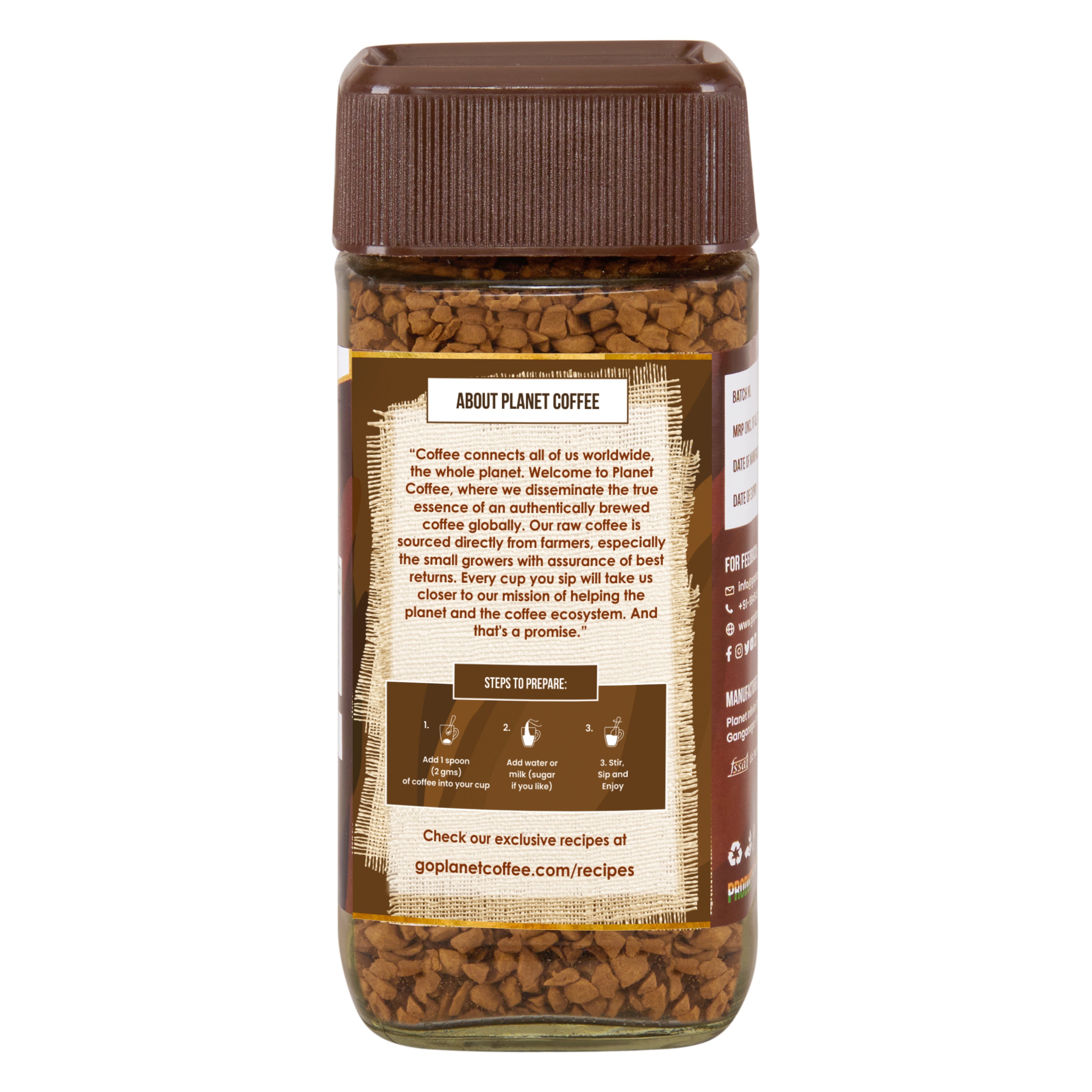 Premium ORIGINAL Coffee | 50 Gms Jar