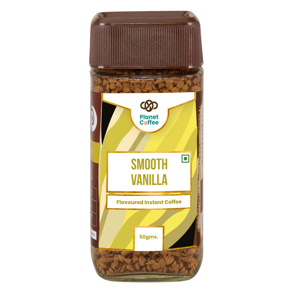 SMOOTH Vanilla Coffee | 50 Gms Jar