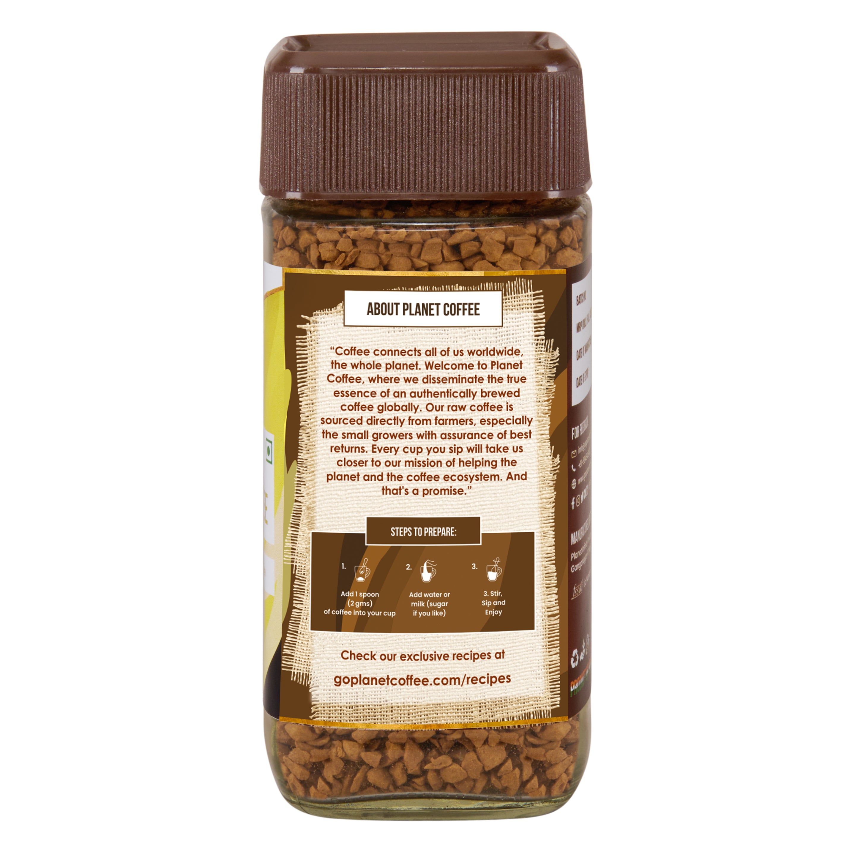 SMOOTH Vanilla Coffee | 100 Gms Jar