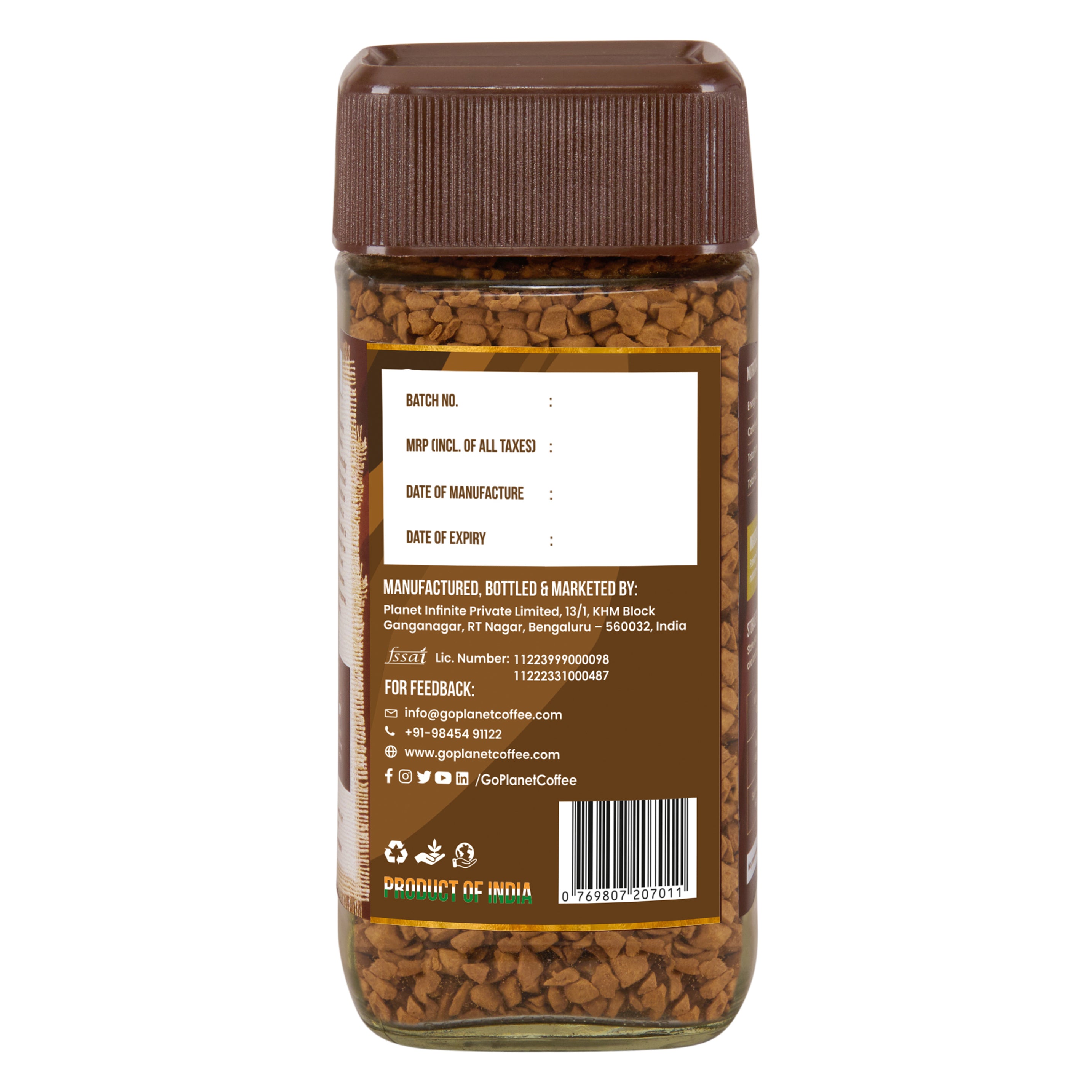 SMOOTH Vanilla Coffee | 100 Gms Jar