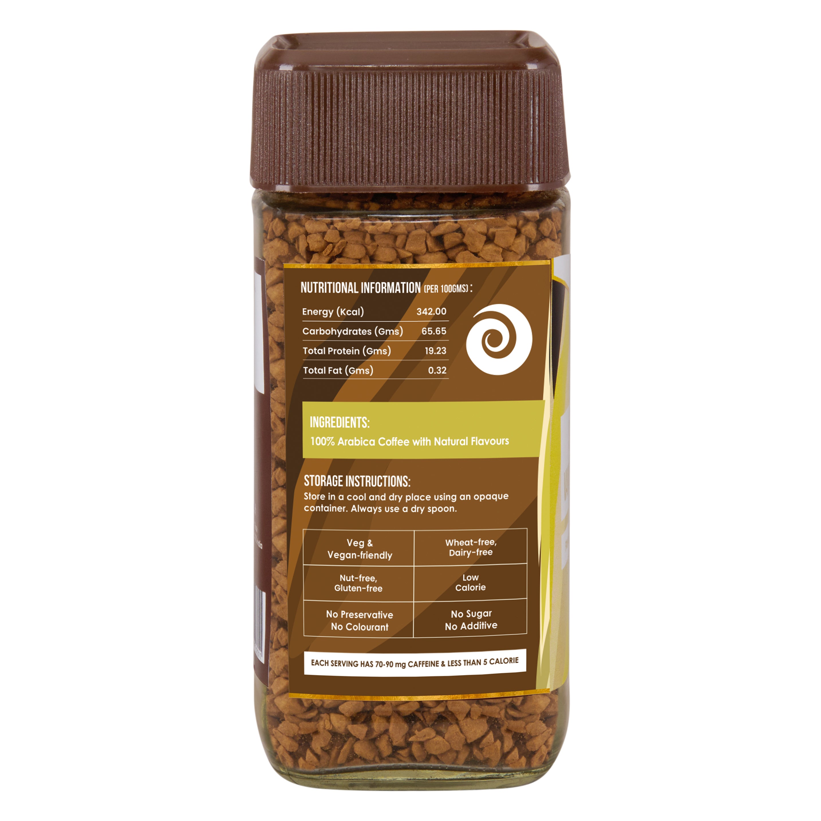 SMOOTH Vanilla Coffee | 100 Gms Jar