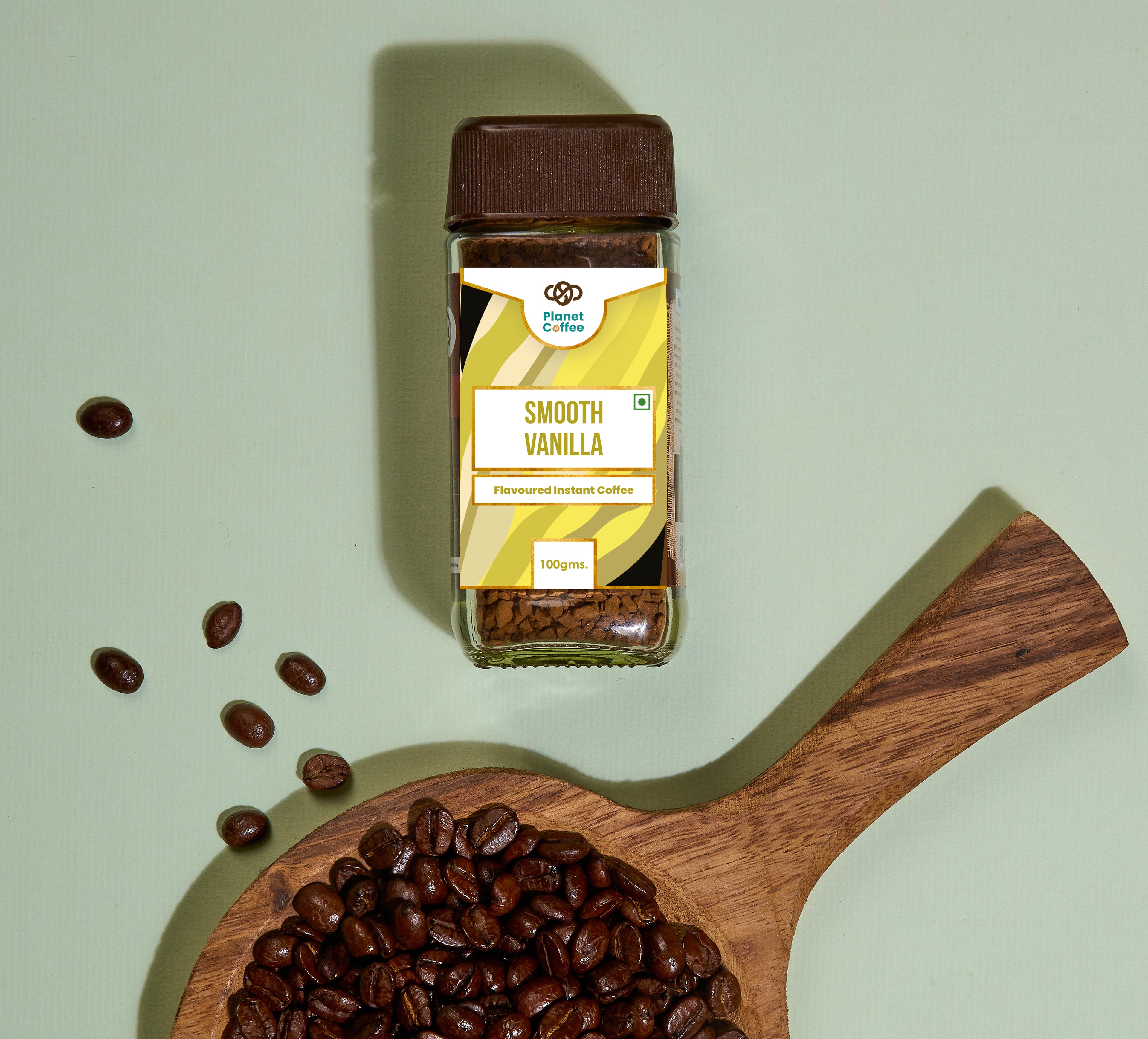 SMOOTH Vanilla Coffee | 100 Gms Jar